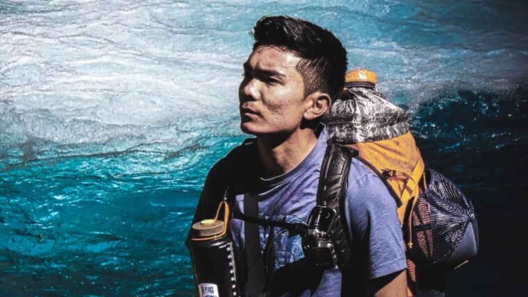 Nima Rinji Sherpa, a young mountaineer, prepares for his ascent of Shishapangma, aiming to make history by summiting all 14 peaks above 8,000 meters.